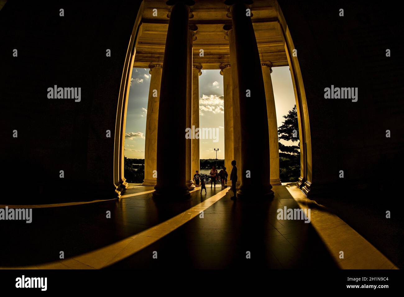 Thomas Jefferson Memorial. Shooting Location Washington, DC Stock