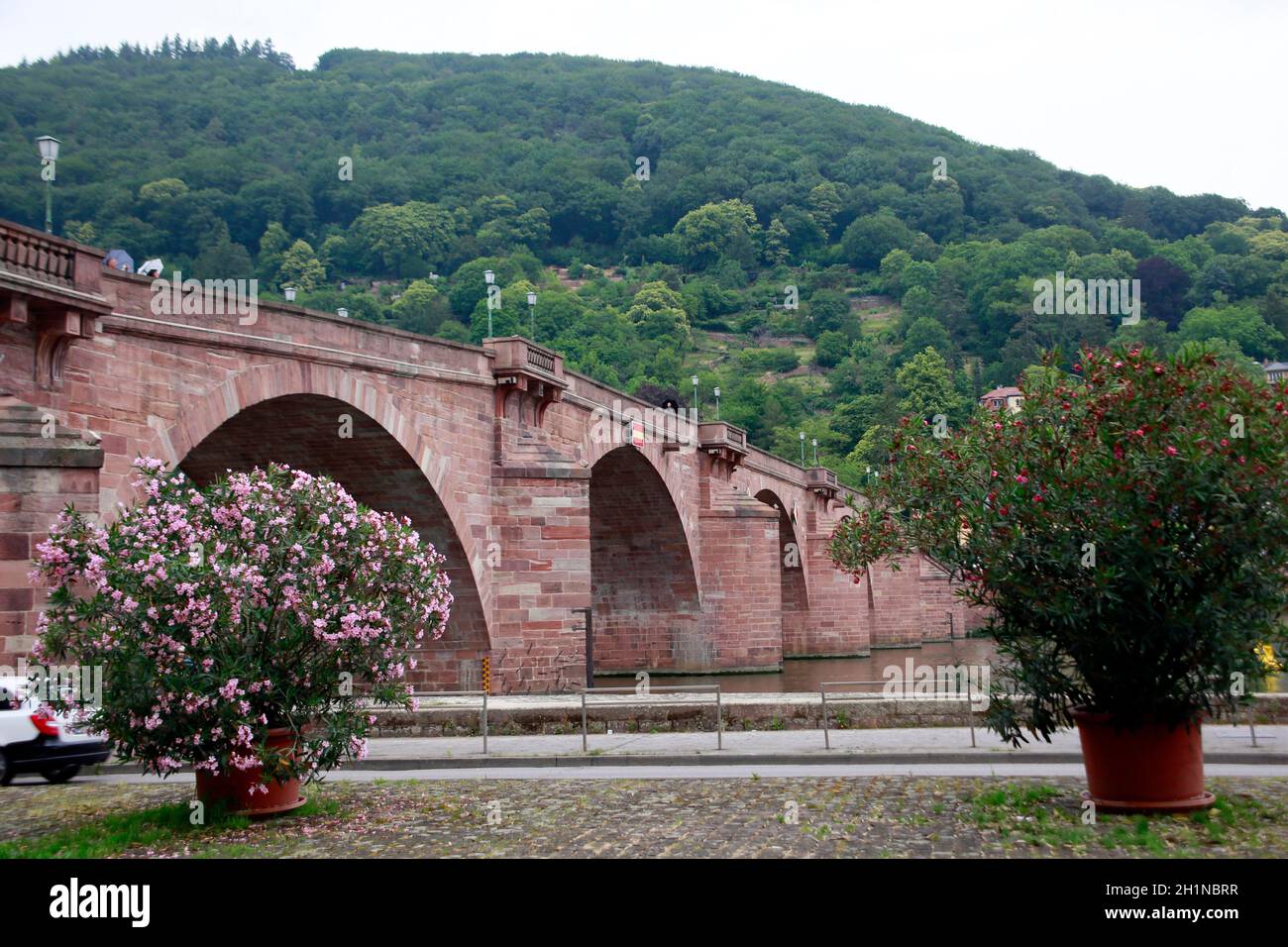 Karl-Theodor-Brücke, besser bekannt als Alte Brücke, Heidelberg, Baden-Württemberg, Deutschland Stock Photo