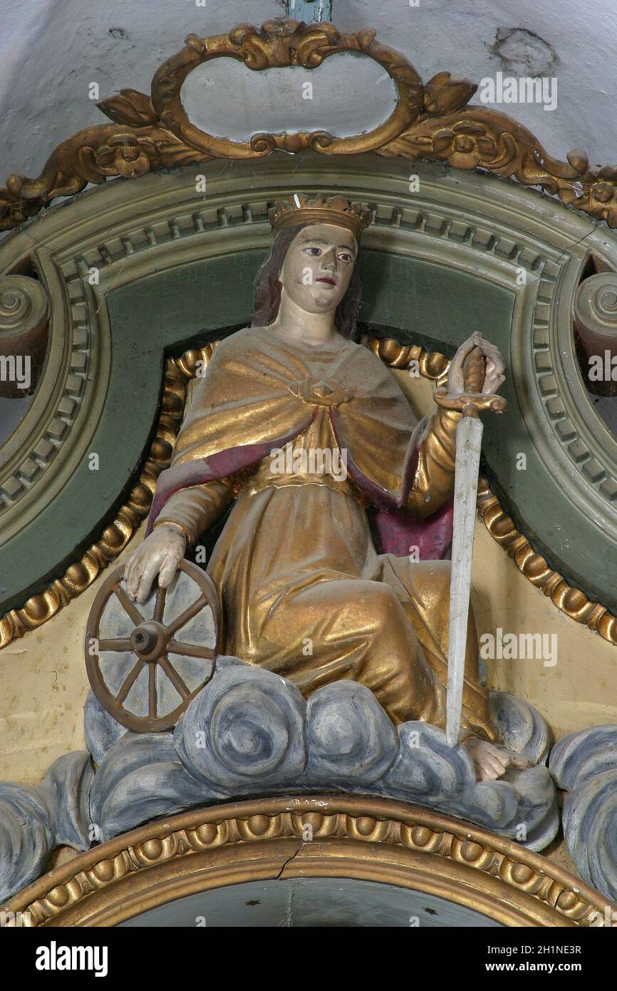 St catherine the great martyr hi-res stock photography and images - Alamy