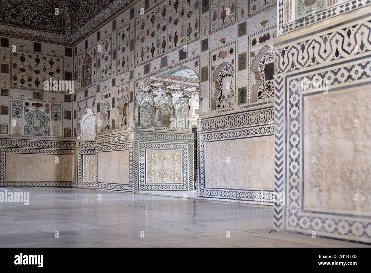 Mirror ceiling palace amer hi-res stock photography and images - Alamy