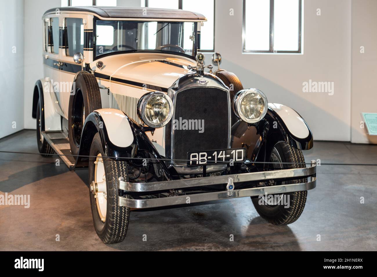 Malaga, Spain - December 7, 2016: Vintage 1927 Cavalier Graham-Paige USA car displayed at Malaga Automobile and Fashion Museum in Spain. Stock Photo
