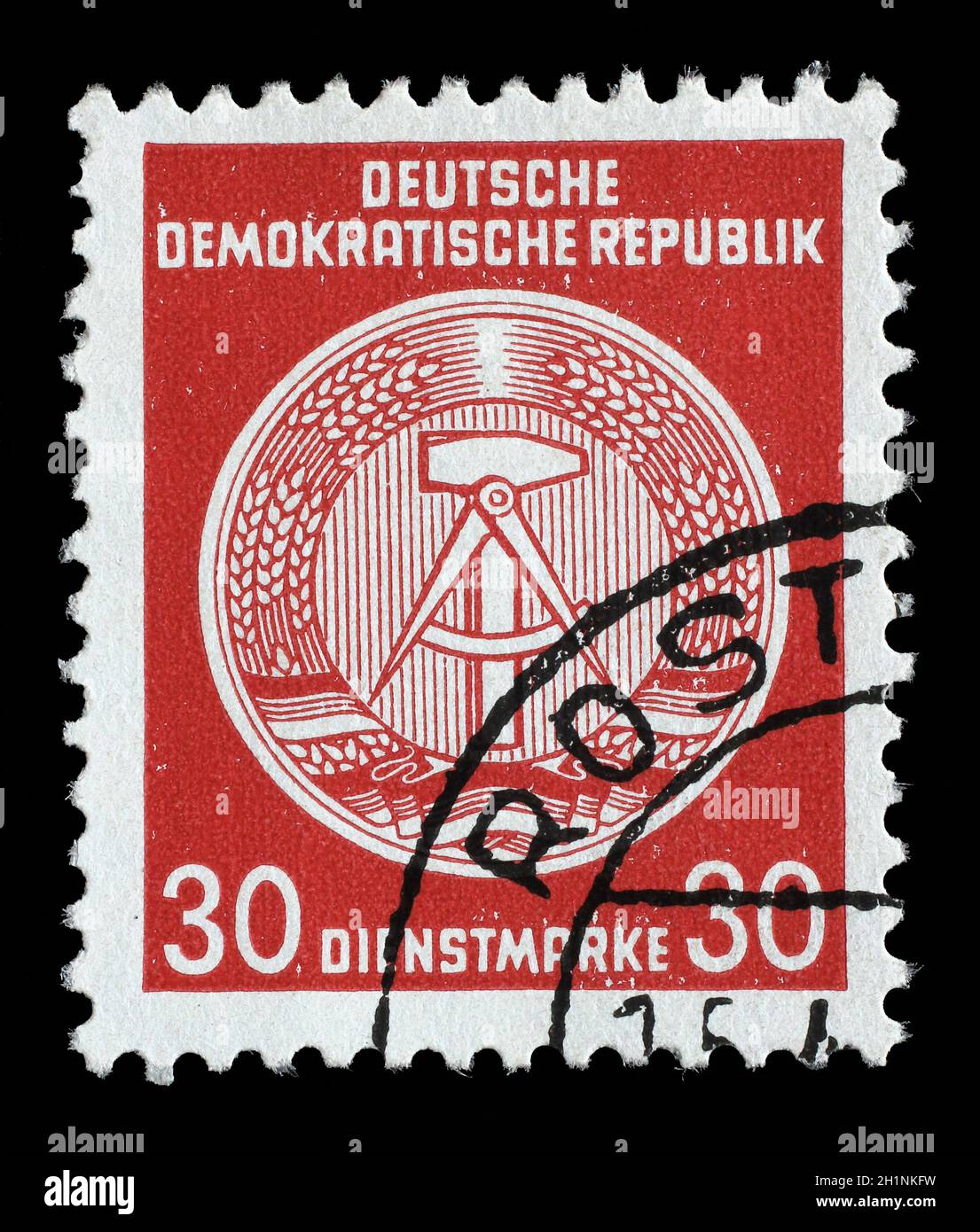 Stamp printed in GDR (German Democratic Republic East Germany) shows