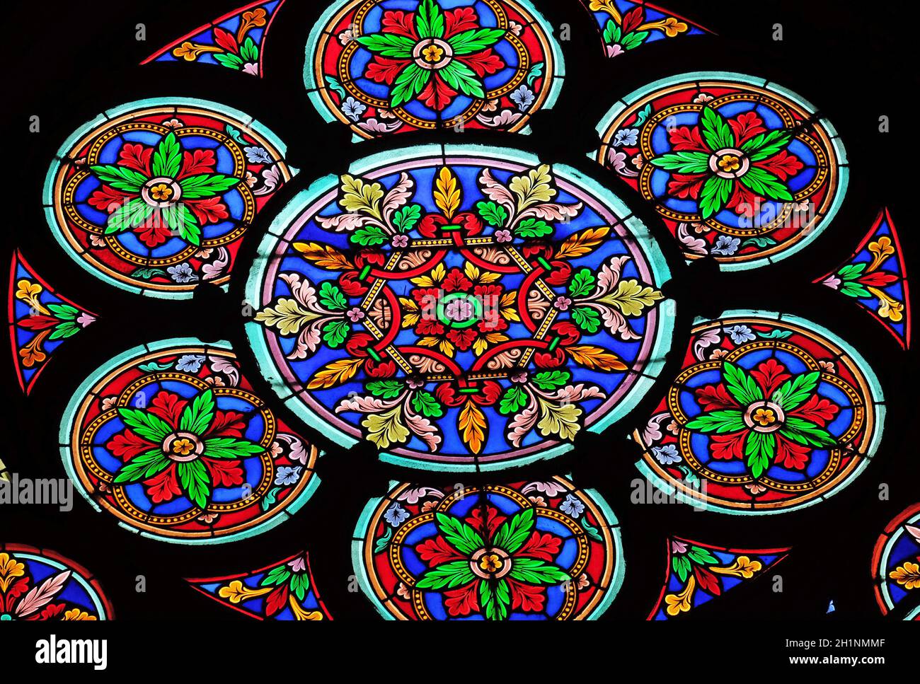 Stained glass windows in the Saint Eugene - Saint Cecilia Church, Paris ...