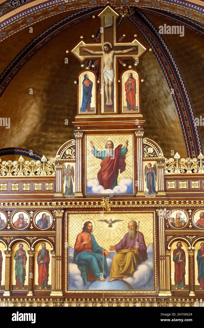 Detail of Iconostasis in Greek Catholic Co-cathedral of Saints Cyril ...