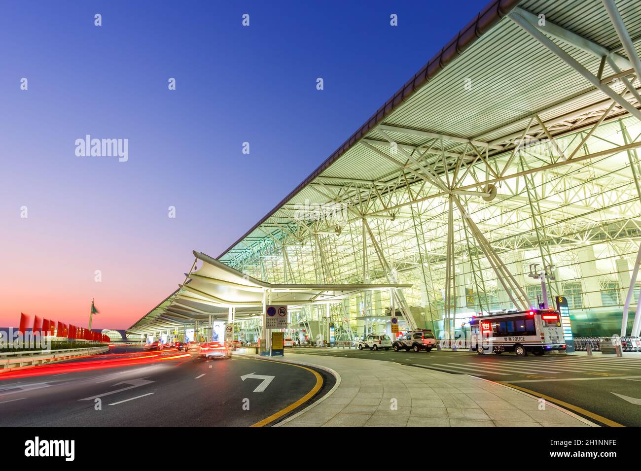 Guangzhou, China - September 23, 2019: Terminal 1 of Guangzhou Baiyun ...