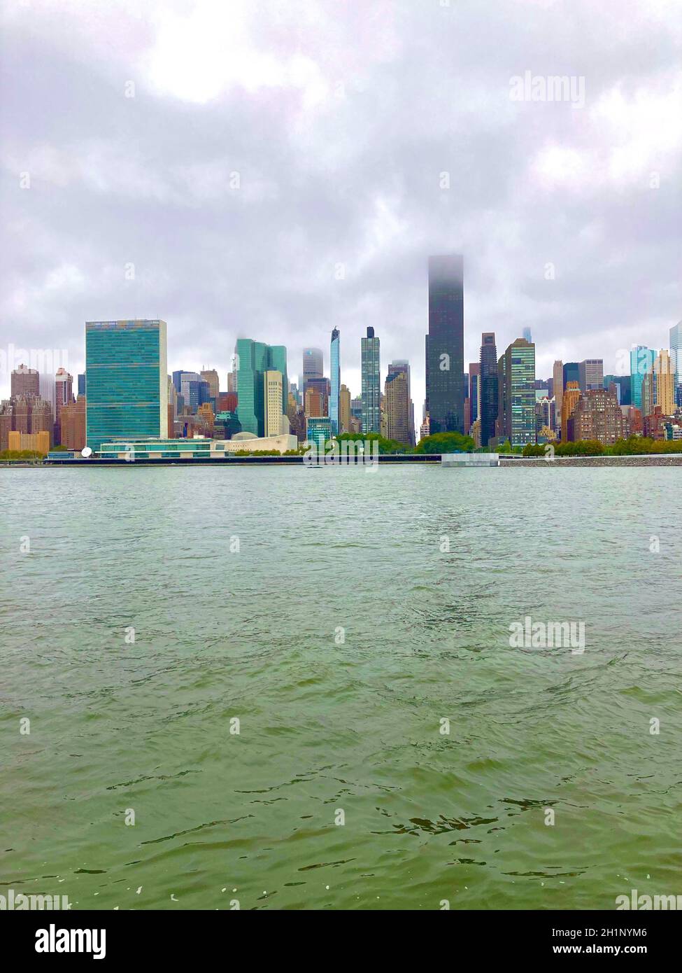 Manhattan skyline photographed from Long Island City Stock Photo Alamy
