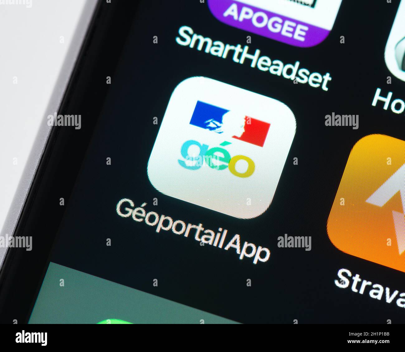 Map bayonne france hi res stock - Bayonne France Circa January 2021 Geoportail App Icon On Apple Iphone Screen Geoportail Is A Web Mapping Service Of The French Government 2H1P1BB 