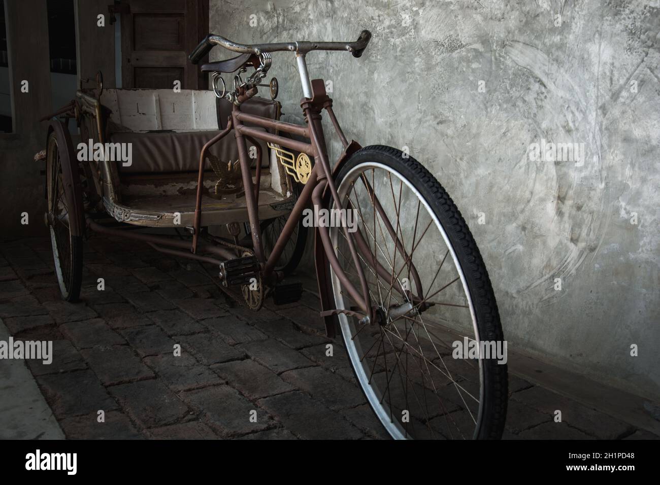 Old threewheeler,Thailand tricycle in vintage style Stock Photo Alamy