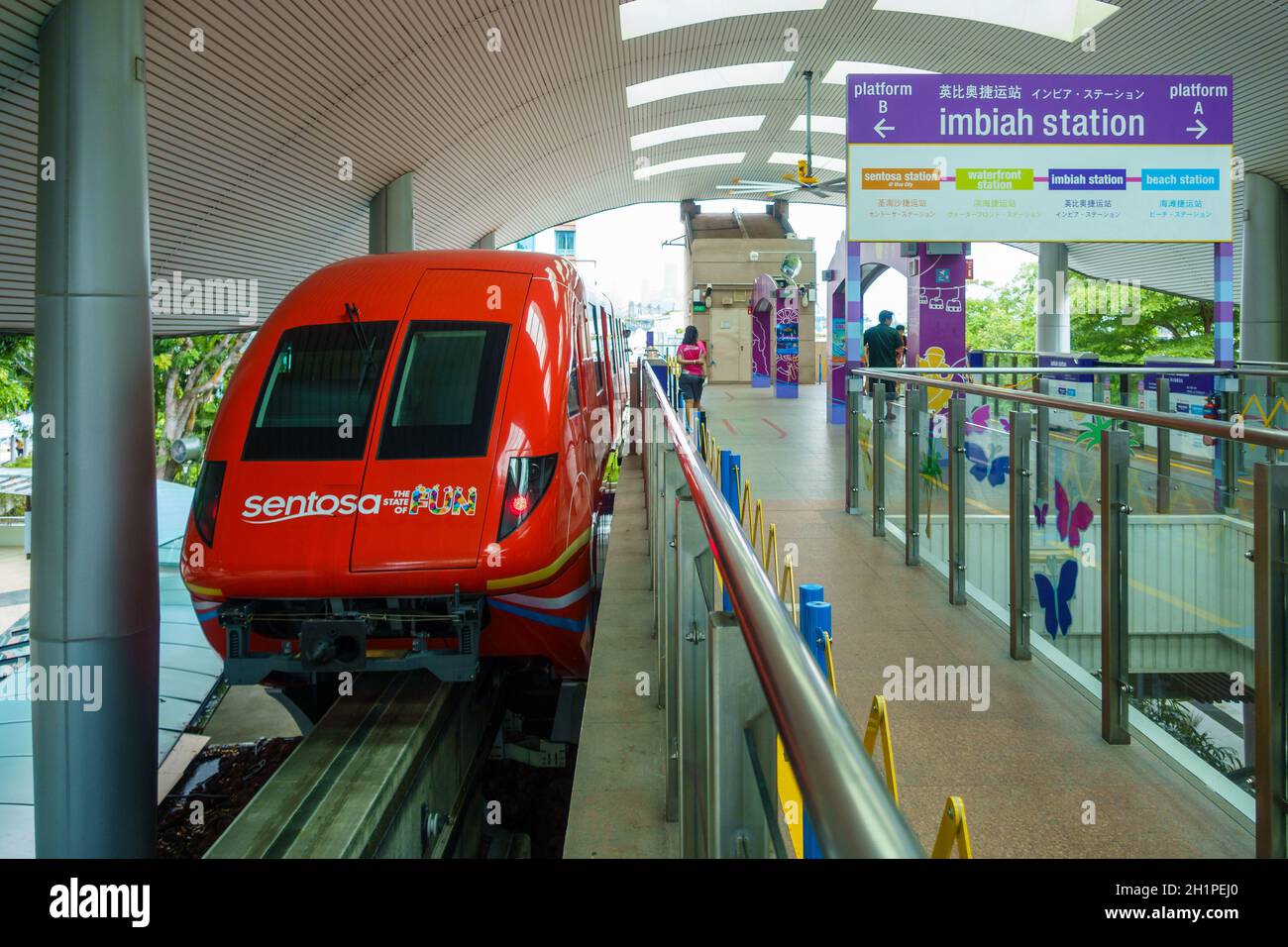 Sentosa express monorail hi-res stock photography and images - Alamy