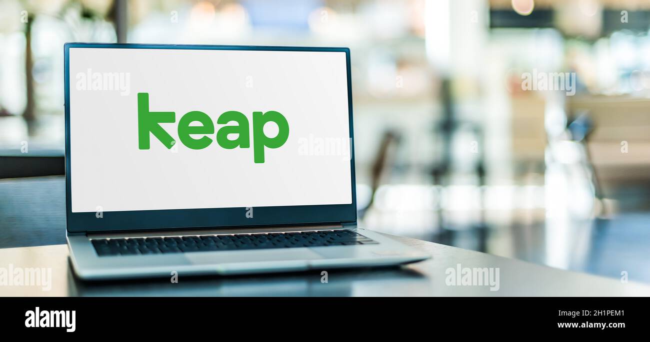 POZNAN, POL - SEP 23, 2020: Laptop computer displaying logo of Keap, a  private company that offers an e-mail marketing and sales platform for  small bu Stock Photo - Alamy