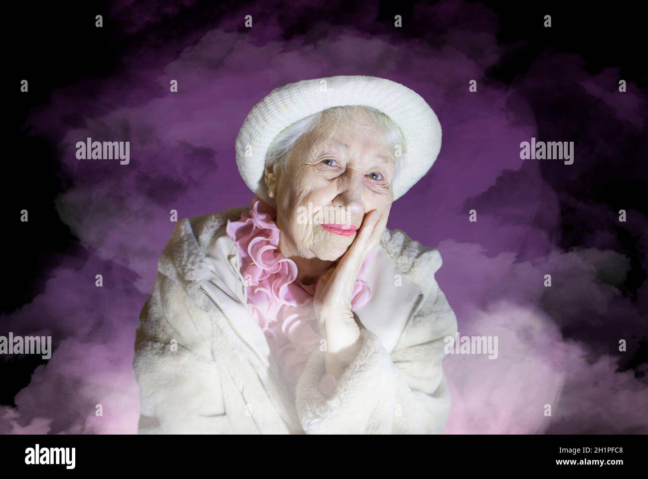 Older people smiling abstract hi-res stock photography and images - Alamy