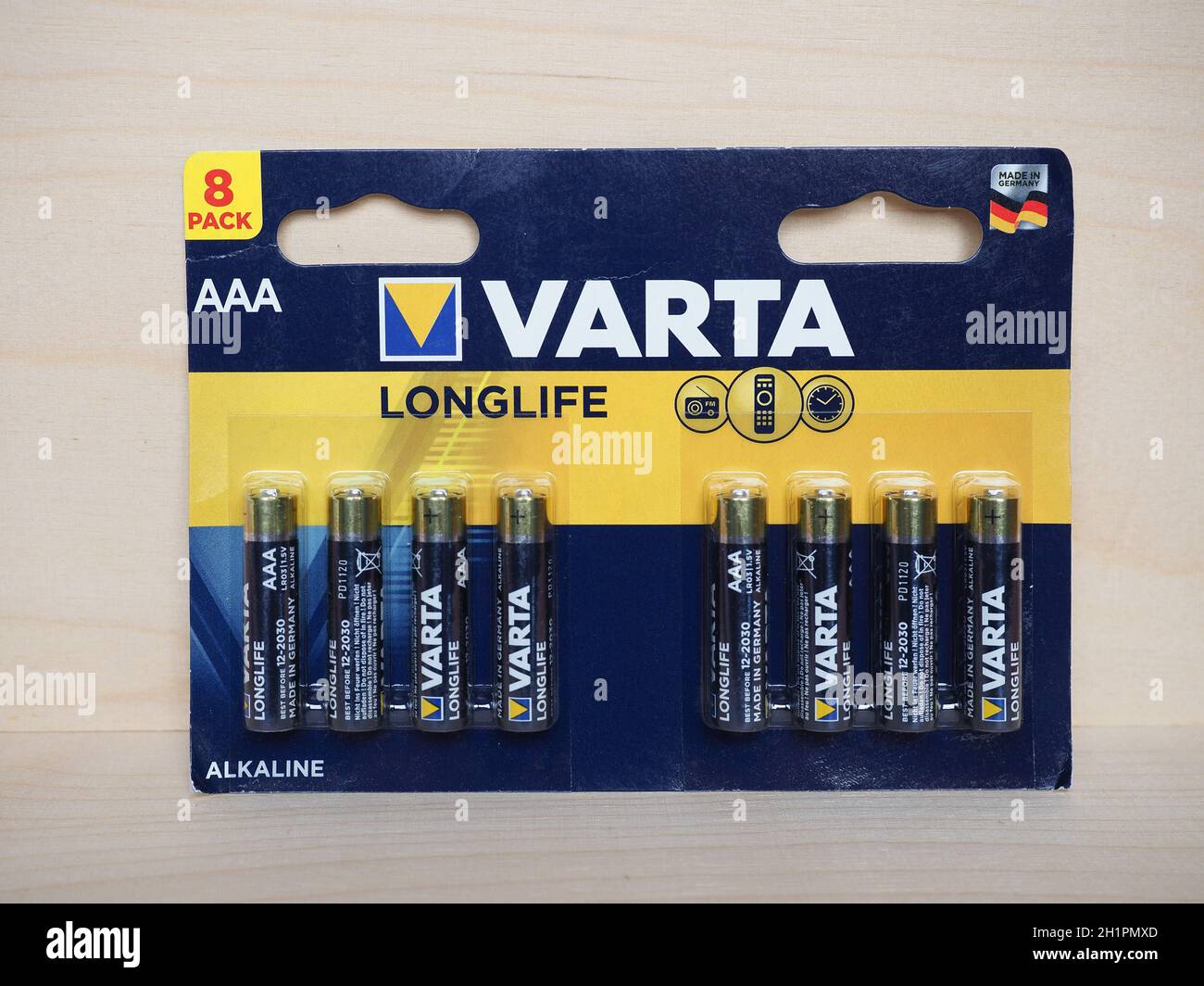 Piles Varta High Energy - Batterie 8 x AA / AAA - Alcaline
