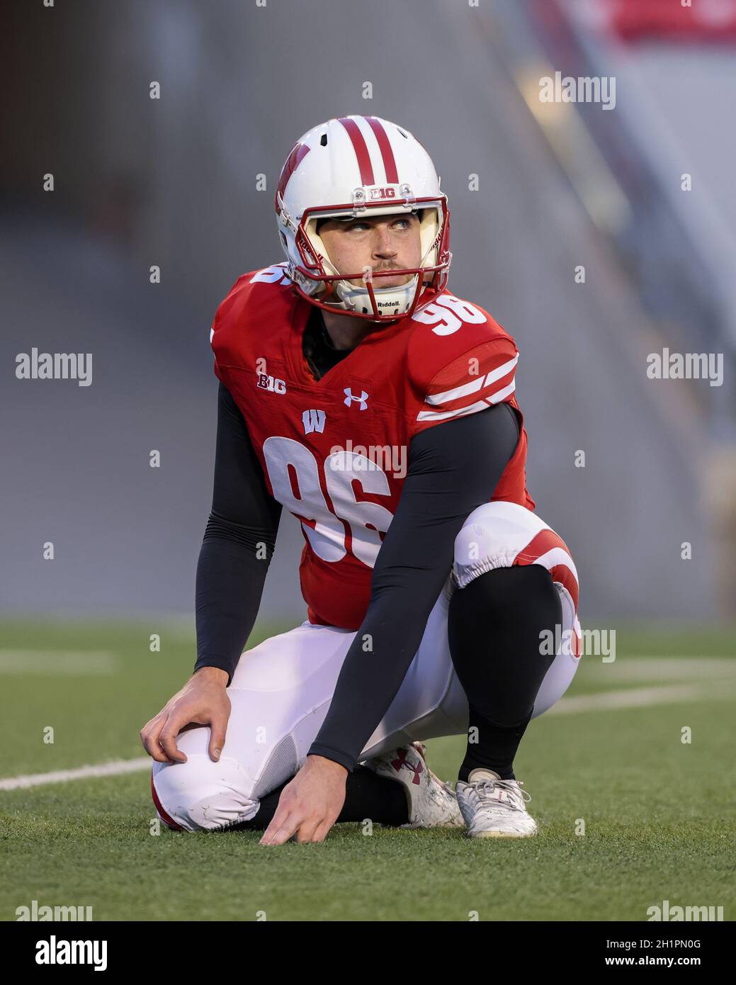 October 16, 2021 Wisconsin Badgers punter Conor Schlichting (96