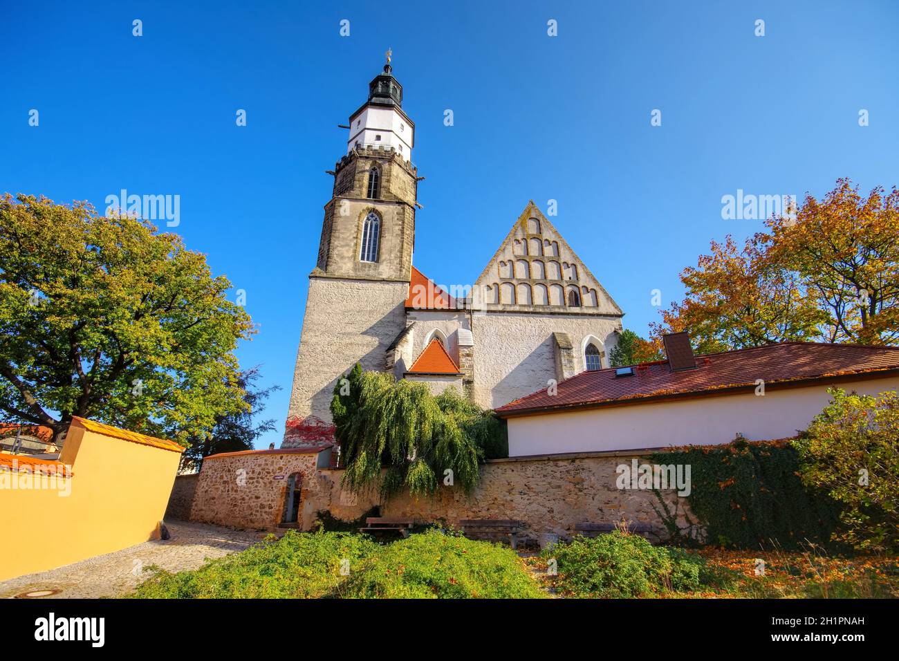 St Mary Church in the town Kamenz, Saxony in Germany Stock Photo