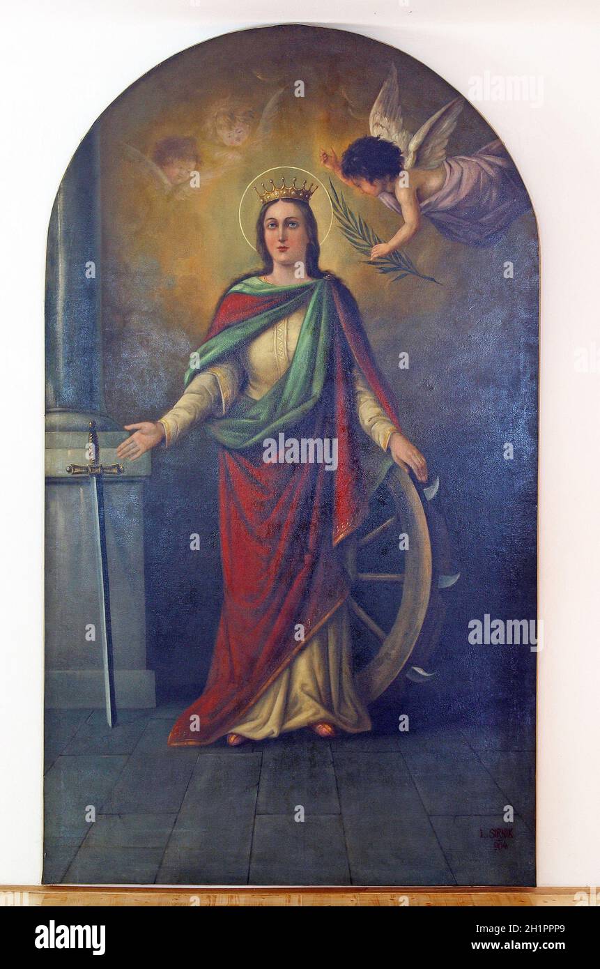 Saint catherine altar hi-res stock photography and images - Alamy