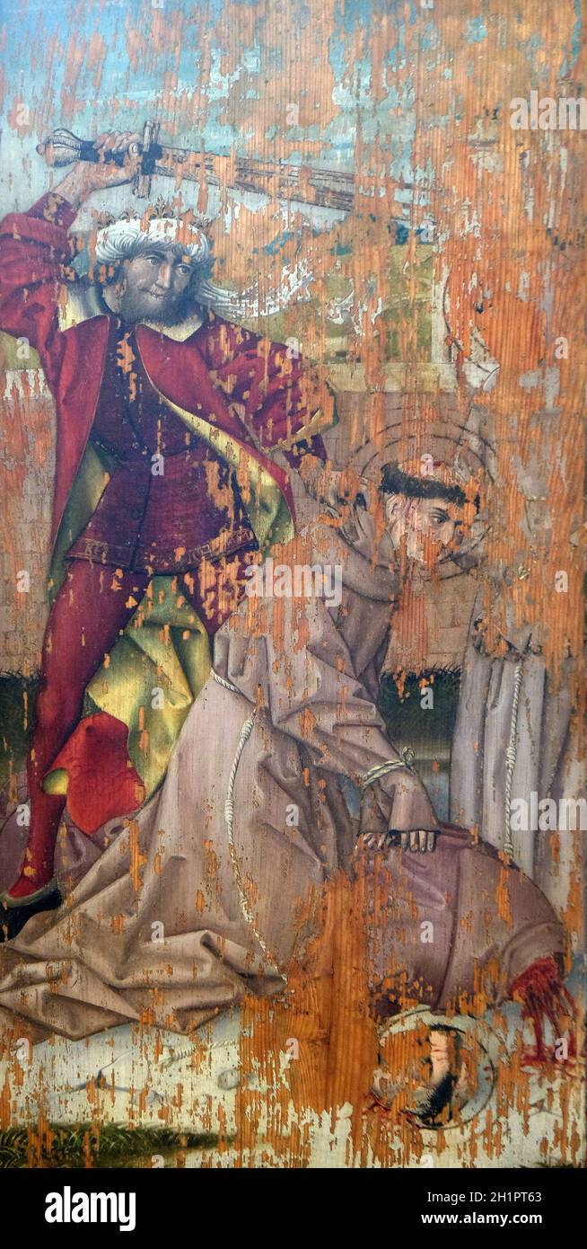 The martyrdom of the Franciscan monks in Morocco, Saint Francis Altar ...