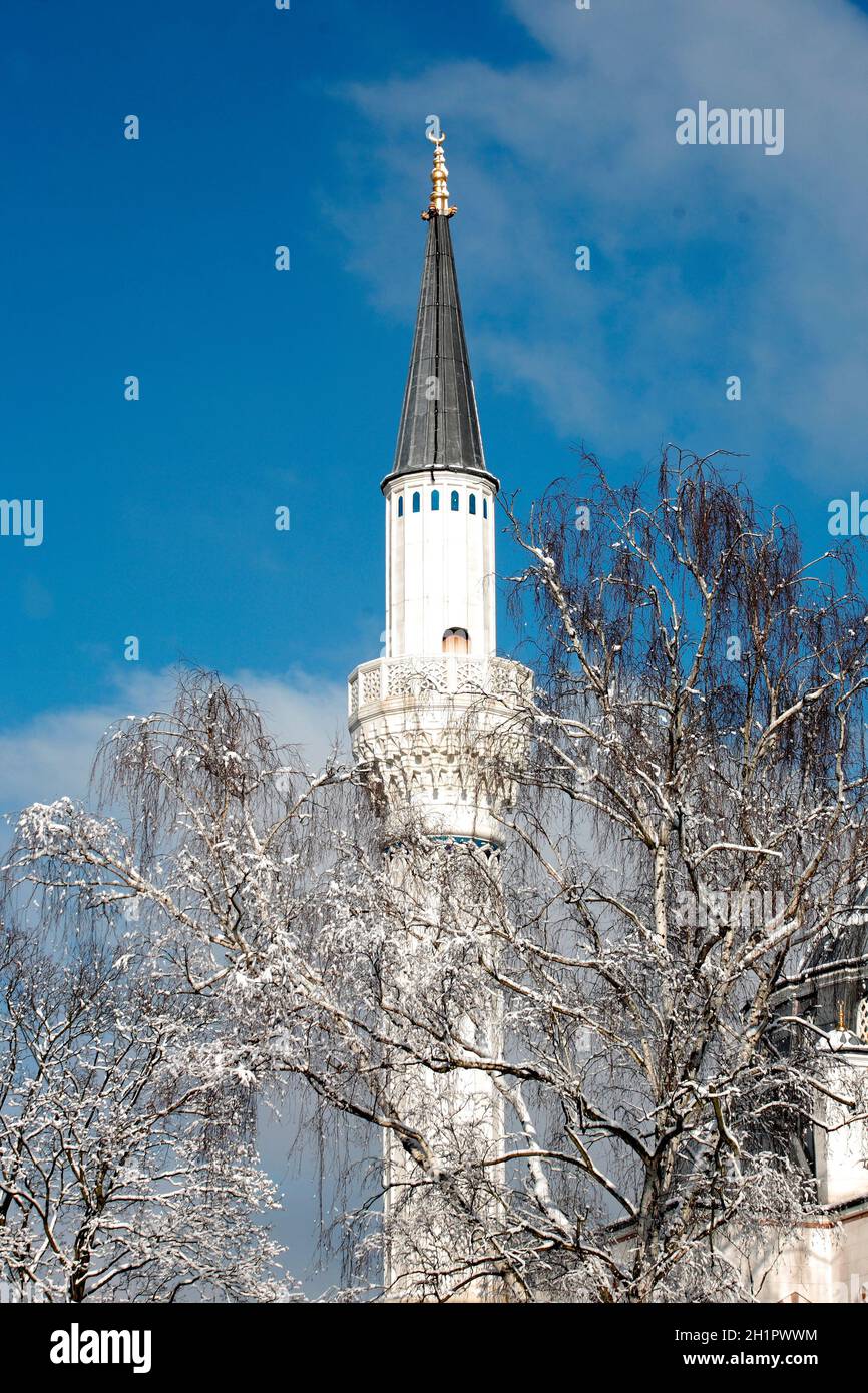 minarett der türkischen moschee Stock Photo