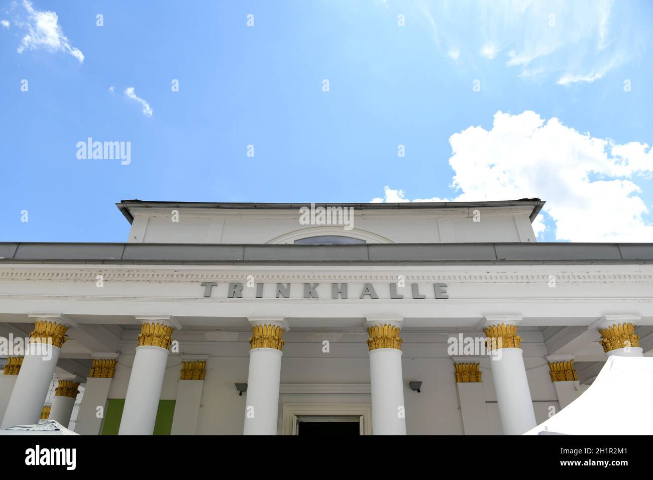 Das Trinkhalle in Bad Ischl, Salzkammergut, Oberösterreich, Österreich, Europa - The Drinking Hall of Bad Ischl, Salzkammergut, Upper Austria, Austria Stock Photo