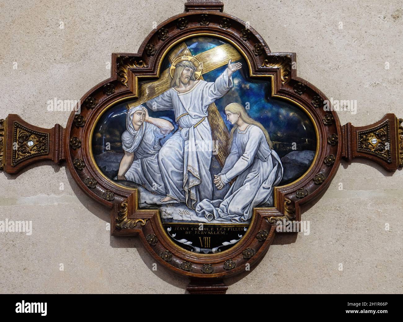 8th Stations of the Cross, Jesus meets the daughters of Jerusalem, St