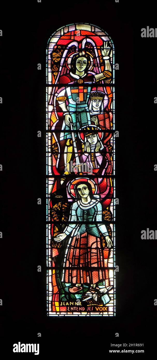 Saint Joan of Arc receive visions of the Archangel Michael, St Margaret
