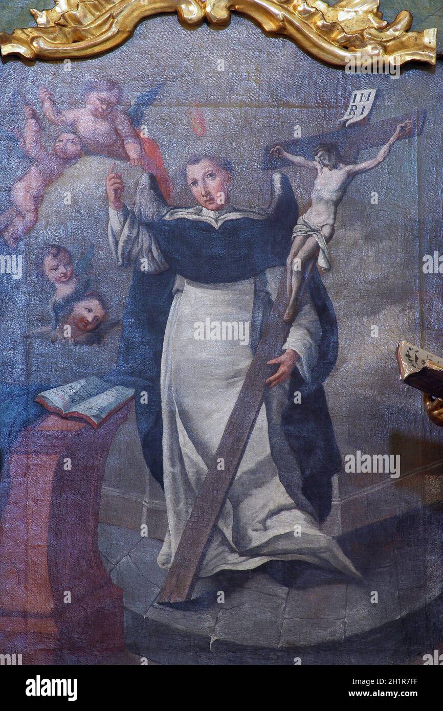 St. Vincent, the altarpiece on the altar of St. Vincent Ferrer at St ...