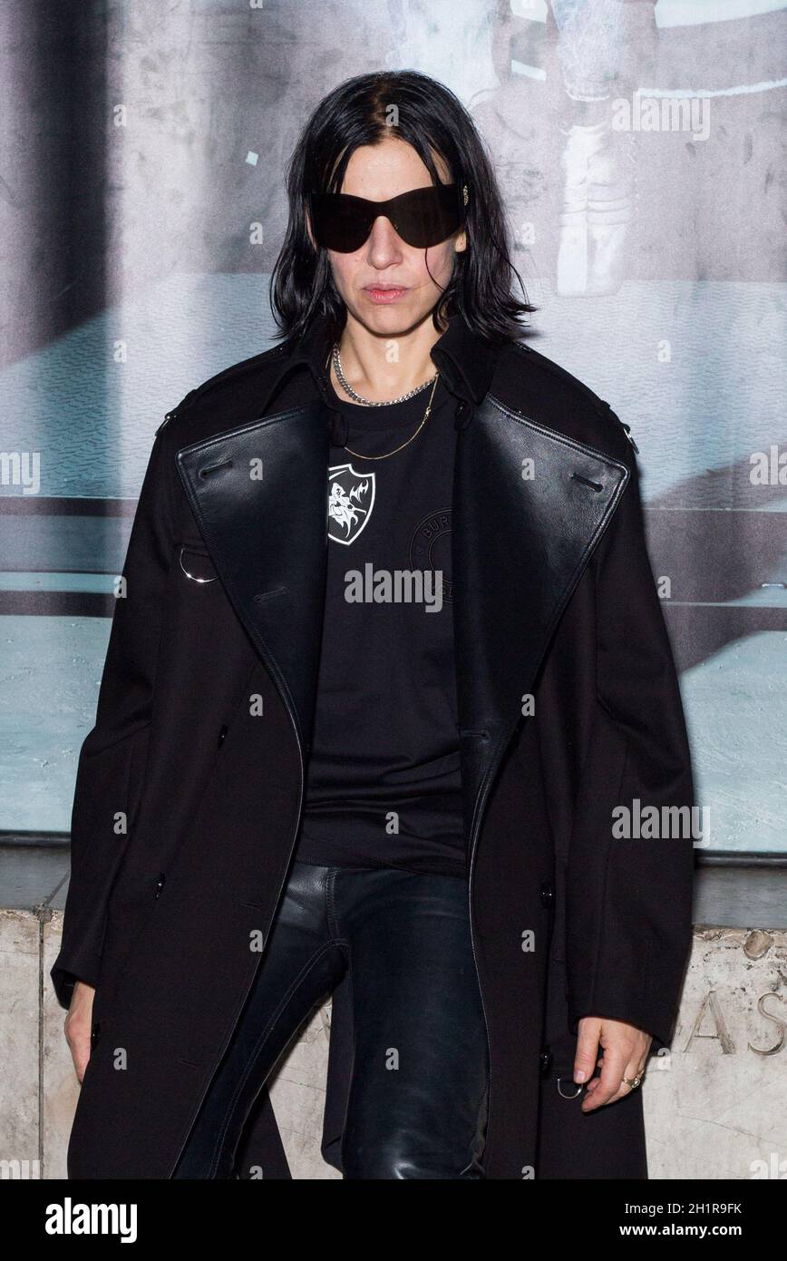 Paris, France. October 18, 2021, Anne Imhof attends Burberry x Anne Imhof  exhibition 'Natures Mortes' closing party at Palais de Tokyo on October 18,  2021 in Paris, France. Photo by Nasser Berzane/ABACAPRESS.COM