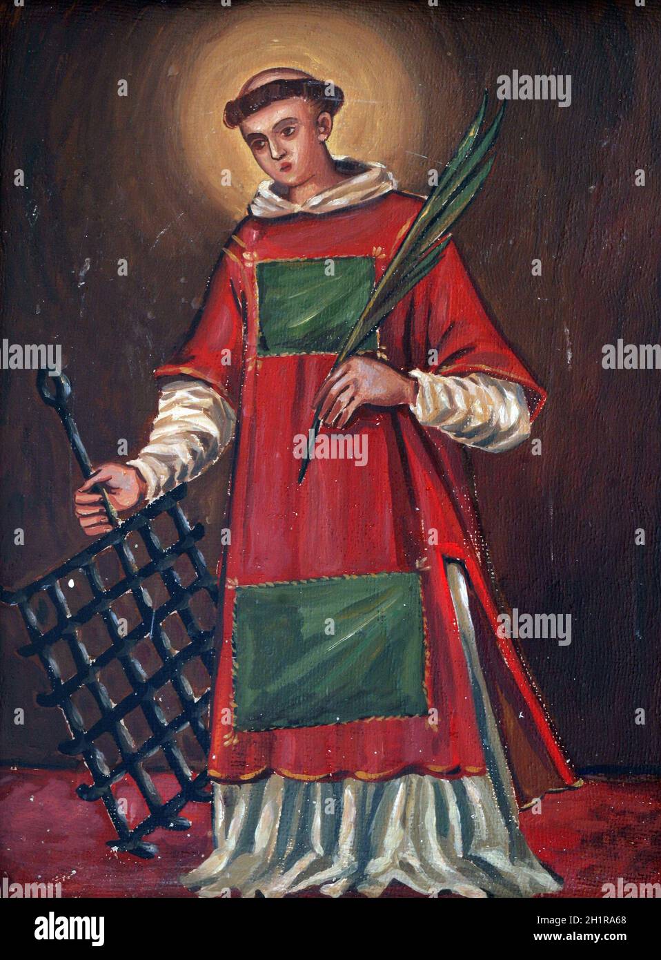 Saint Lawrence of Rome Stock Photo Alamy