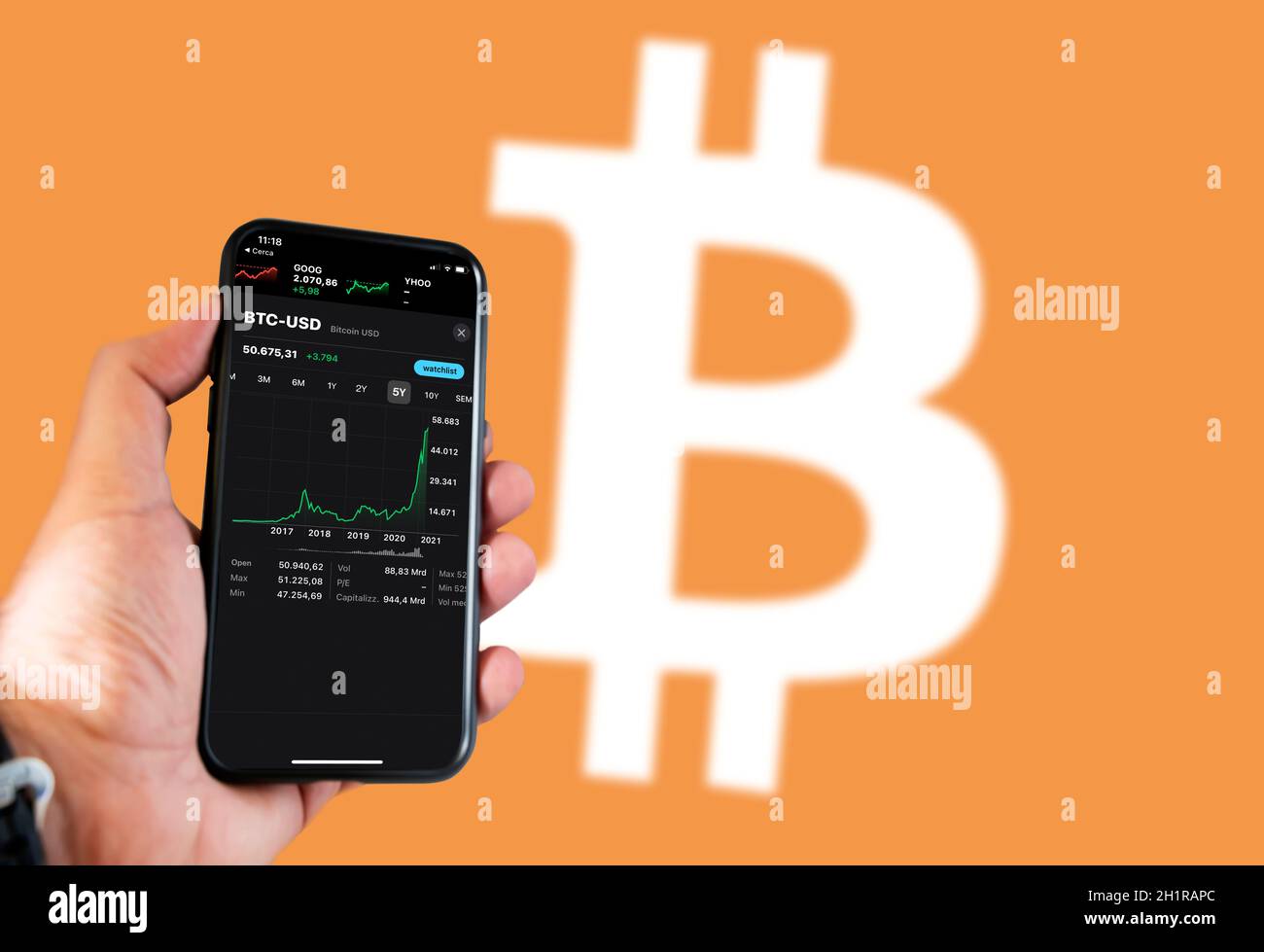Orange bitcoin hi-res stock photography and images - Alamy