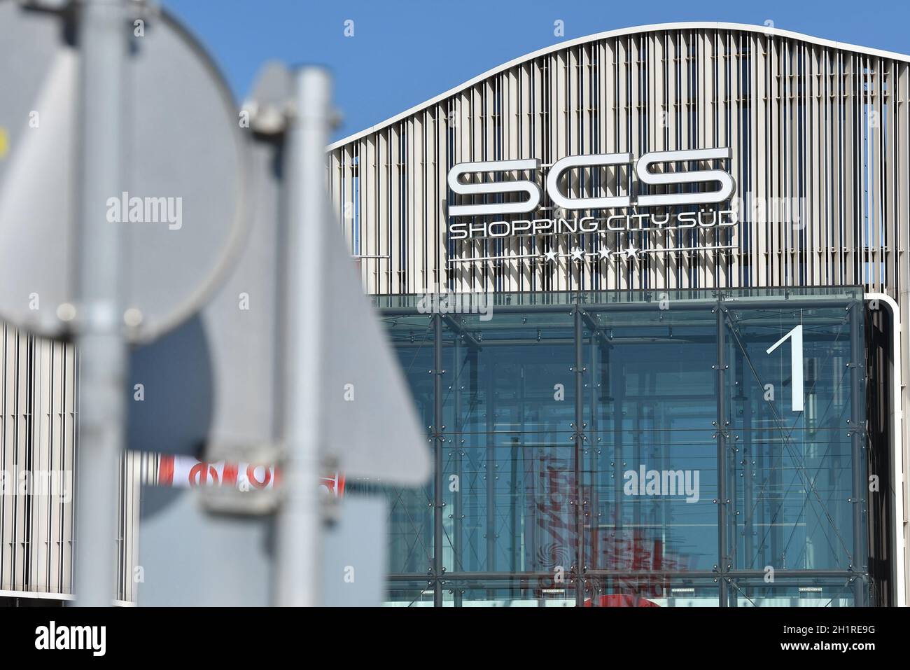 Das Einkaufszentrum SCS im Süden von Wien, eines der größten in Europa The shopping center SCS