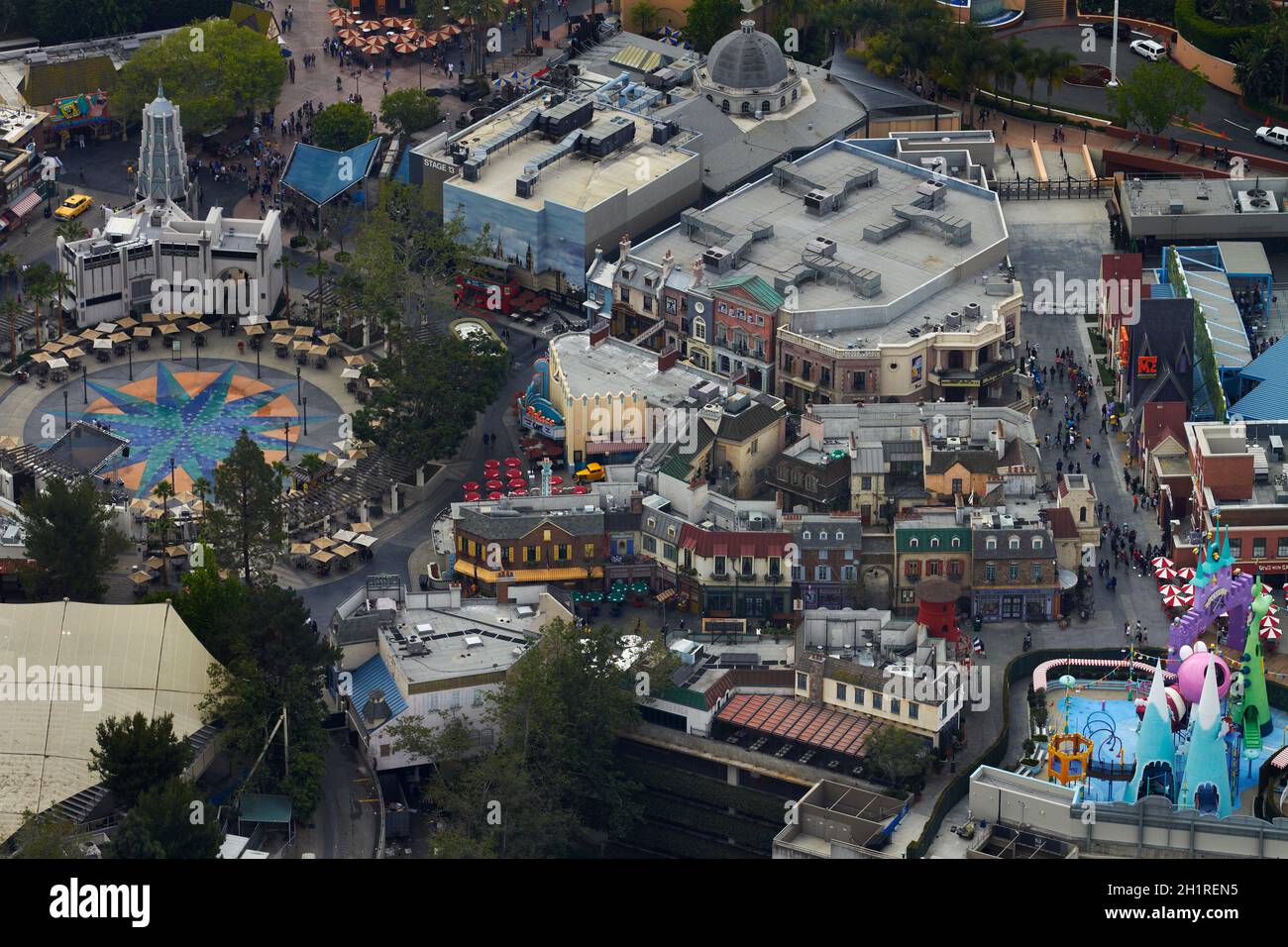 Hollywood movie studios aerial hires stock photography and images Alamy
