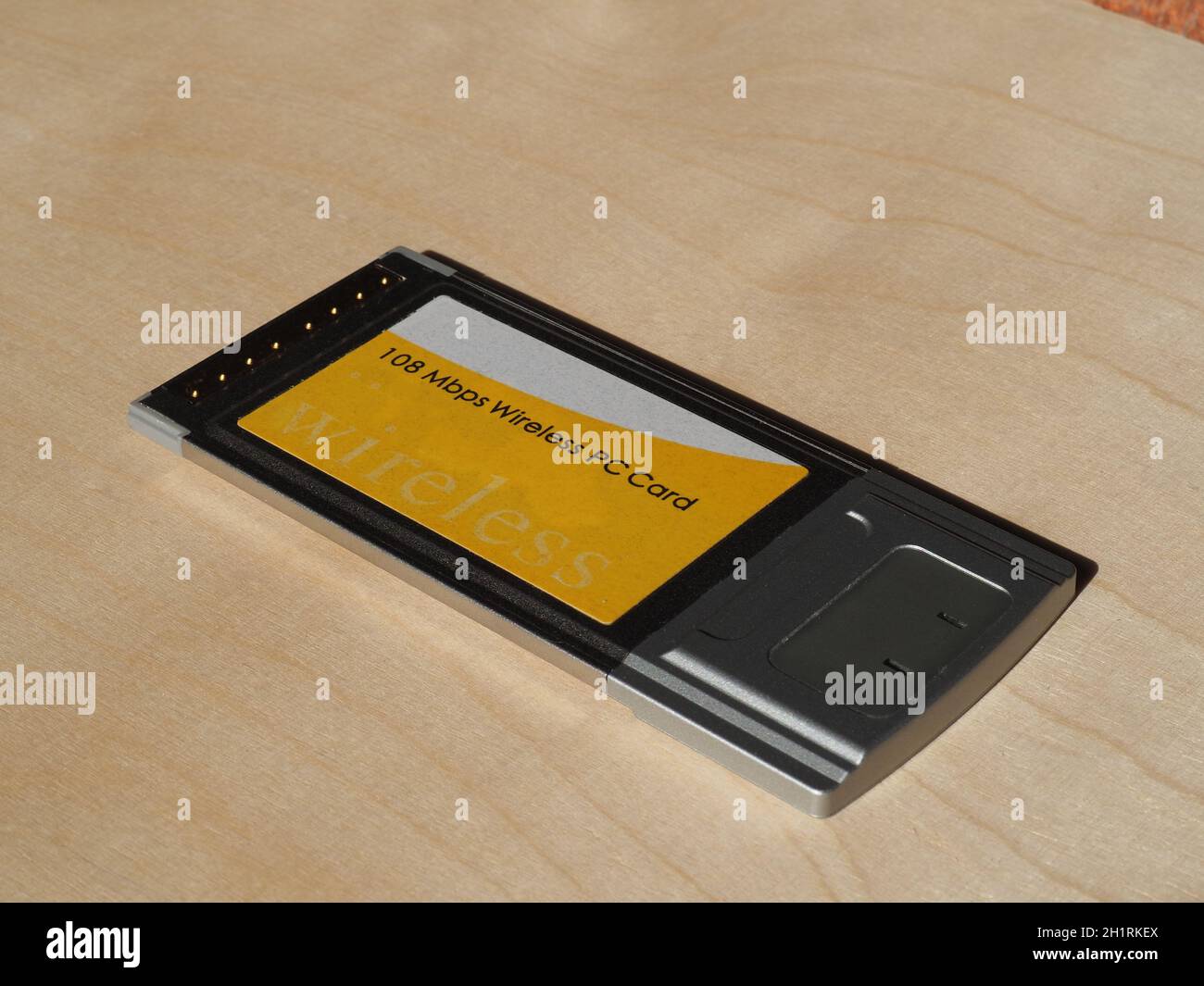 108 Mbps Wireless NIC network interface card for laptop PC Stock Photo