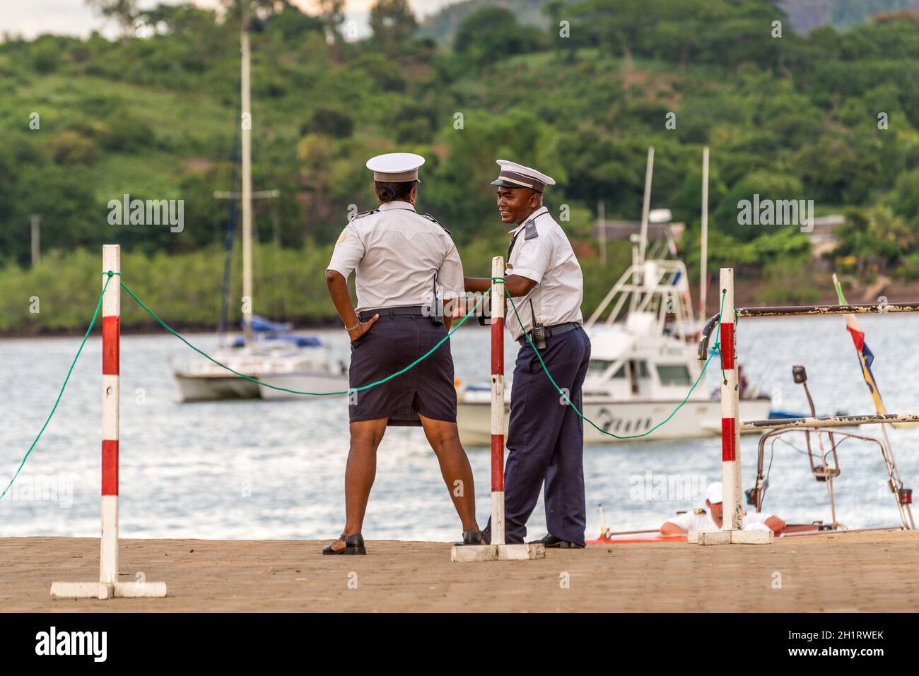 HellVille, Madagascar  December 19, 2015 Malagasy Police officers