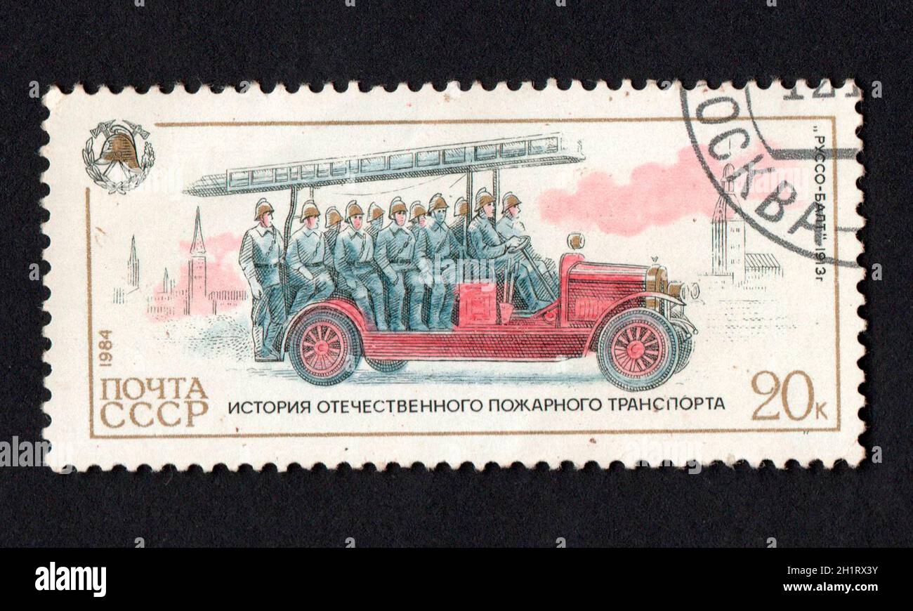 Sovjet Fire Engine Historic fire engine hi-res stock photography and images - Alamy