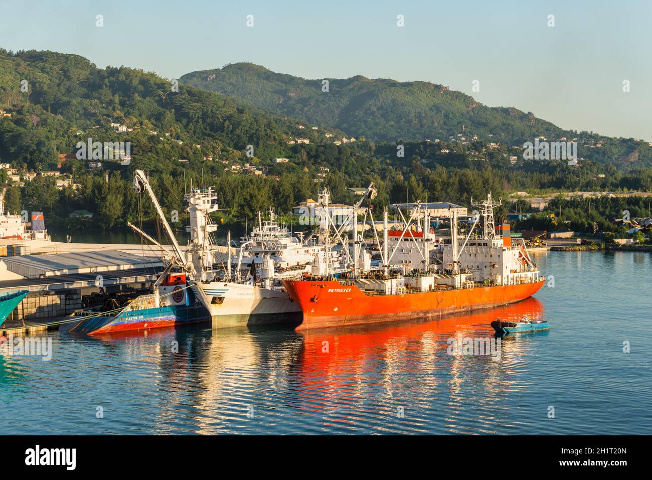 Victoria seychelles harbour hi-res stock photography and images - Alamy