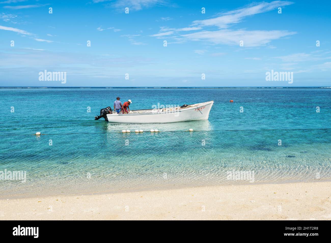 Mauritius fisherman fishing man hi-res stock photography and images - Alamy