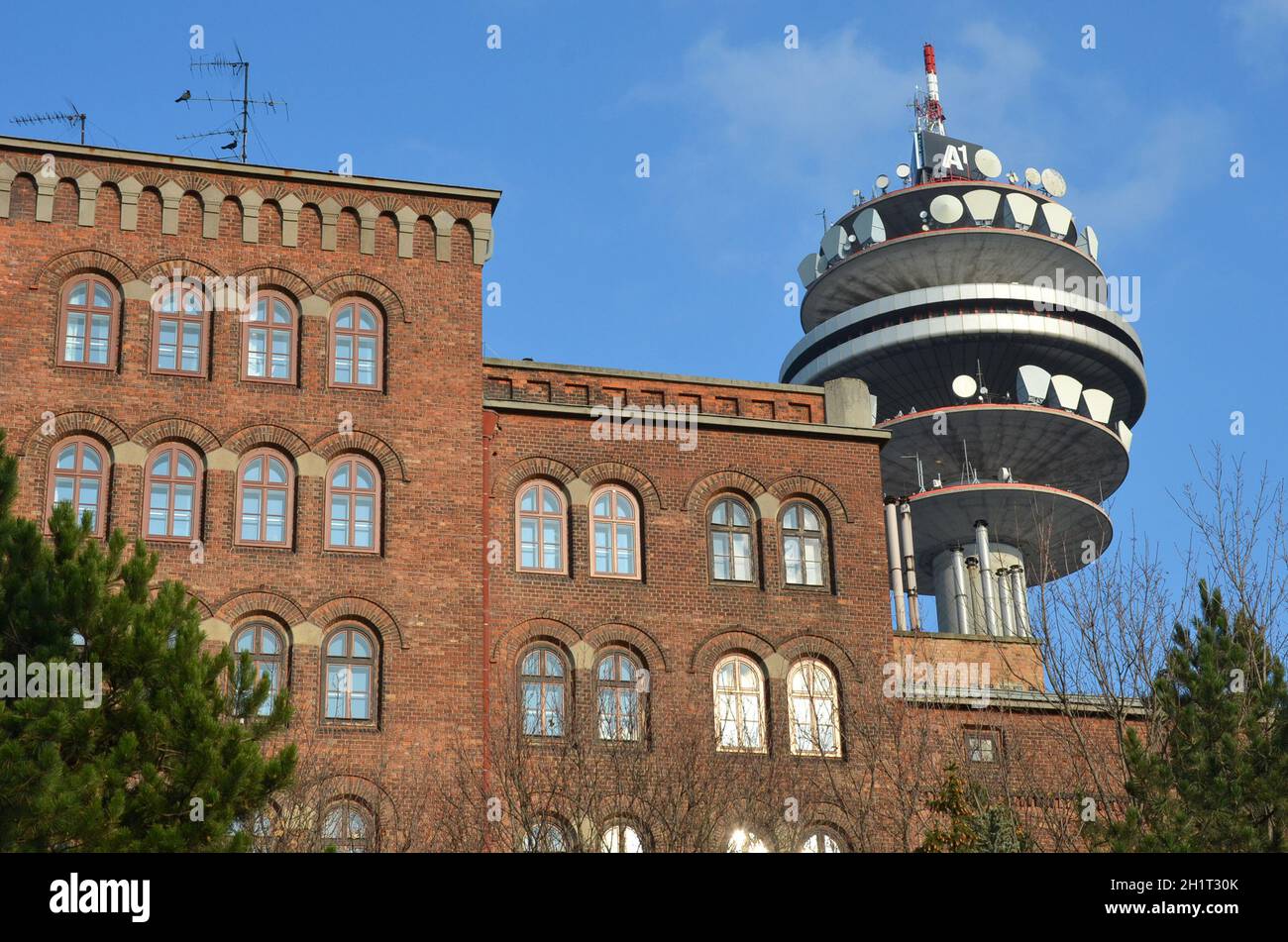 Das Arsenal in Wien ist ein ehemals militärischer Gebäudekomplex im Südosten der Stadt, im 3. Wiener Gemeindebezirk gelegen. - The Arsenal in Vienna i Stock Photo