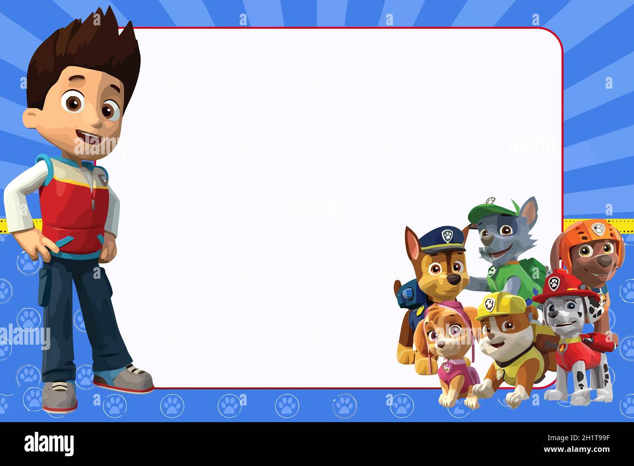 Paw patrol cartoon hi-res stock photography and images - Alamy