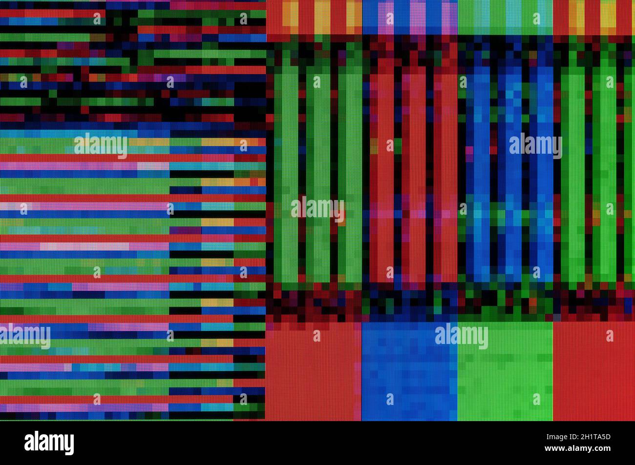 Abstract background, pattern of a digital glitch Stock Photo - Alamy