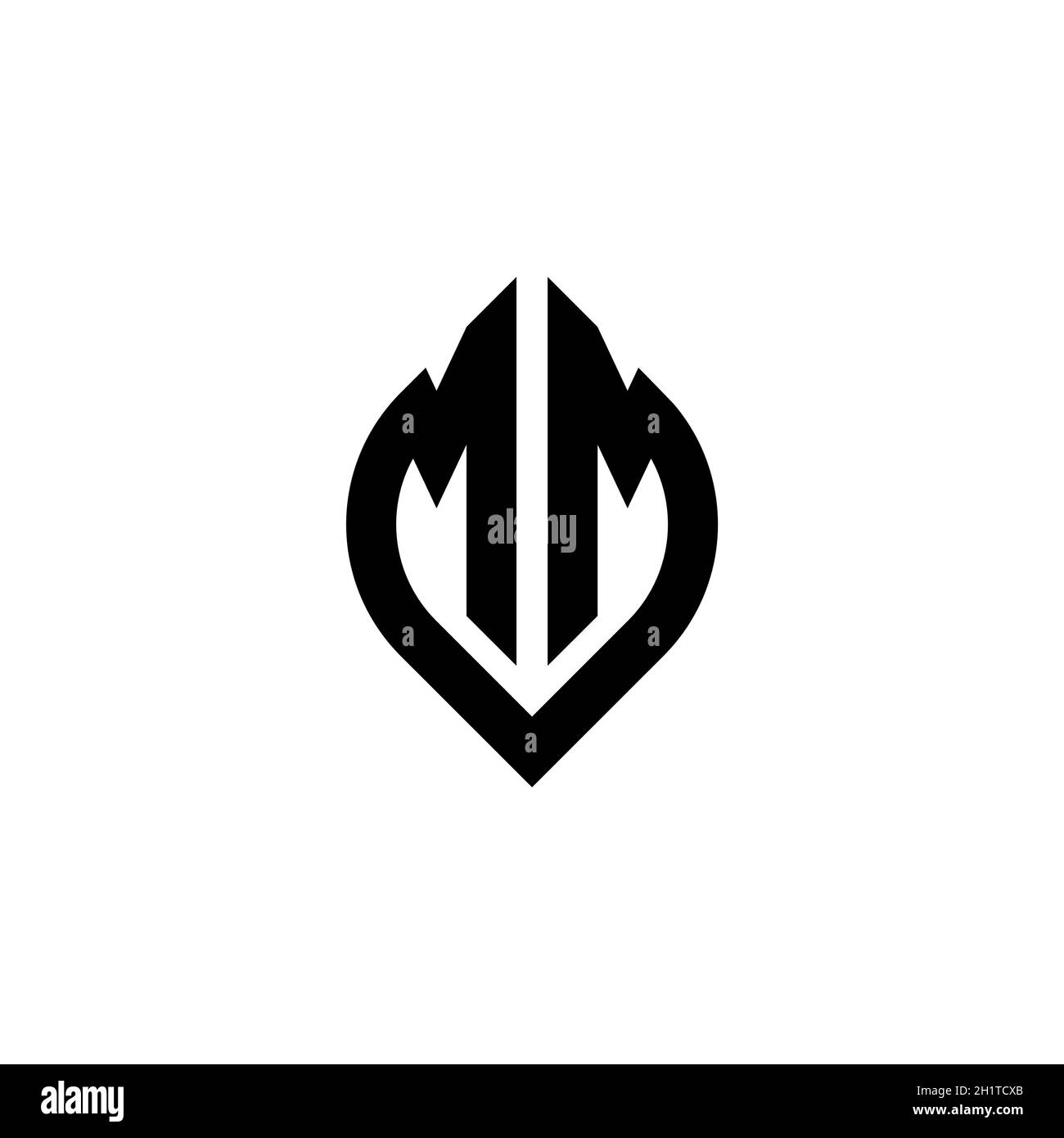 Monogram MM Letters Logo