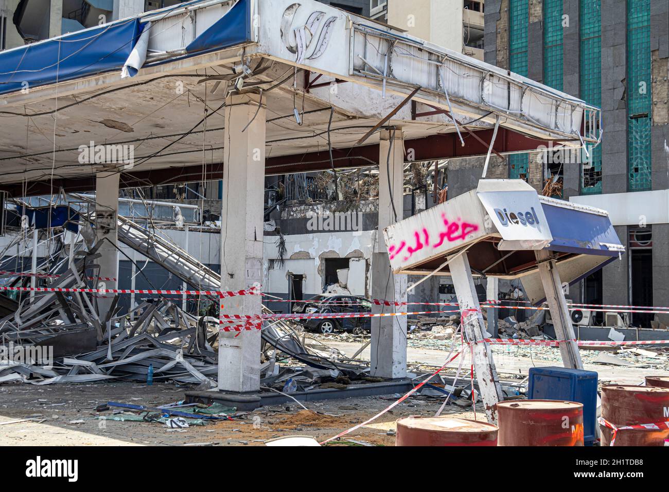 Beirut massive explosion hi-res stock photography and images - Alamy