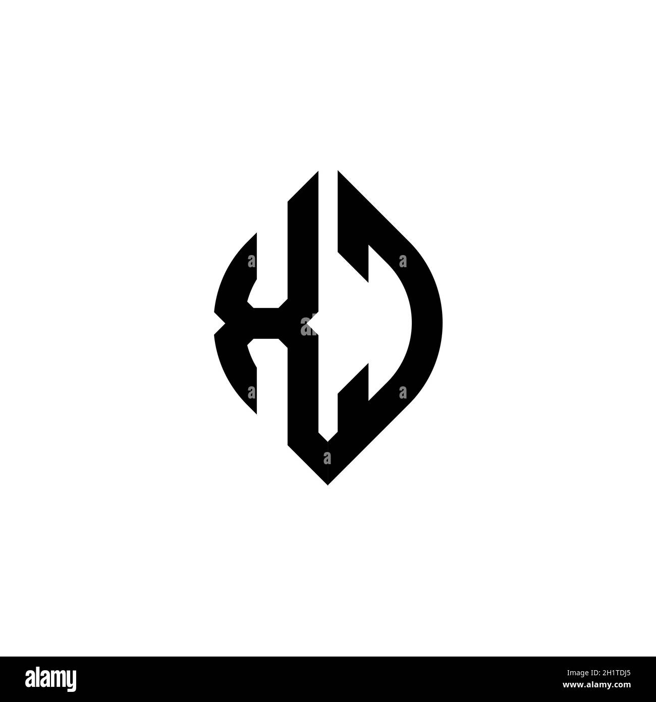 XC Monogram logo letter with simple continued shape style geometric ...