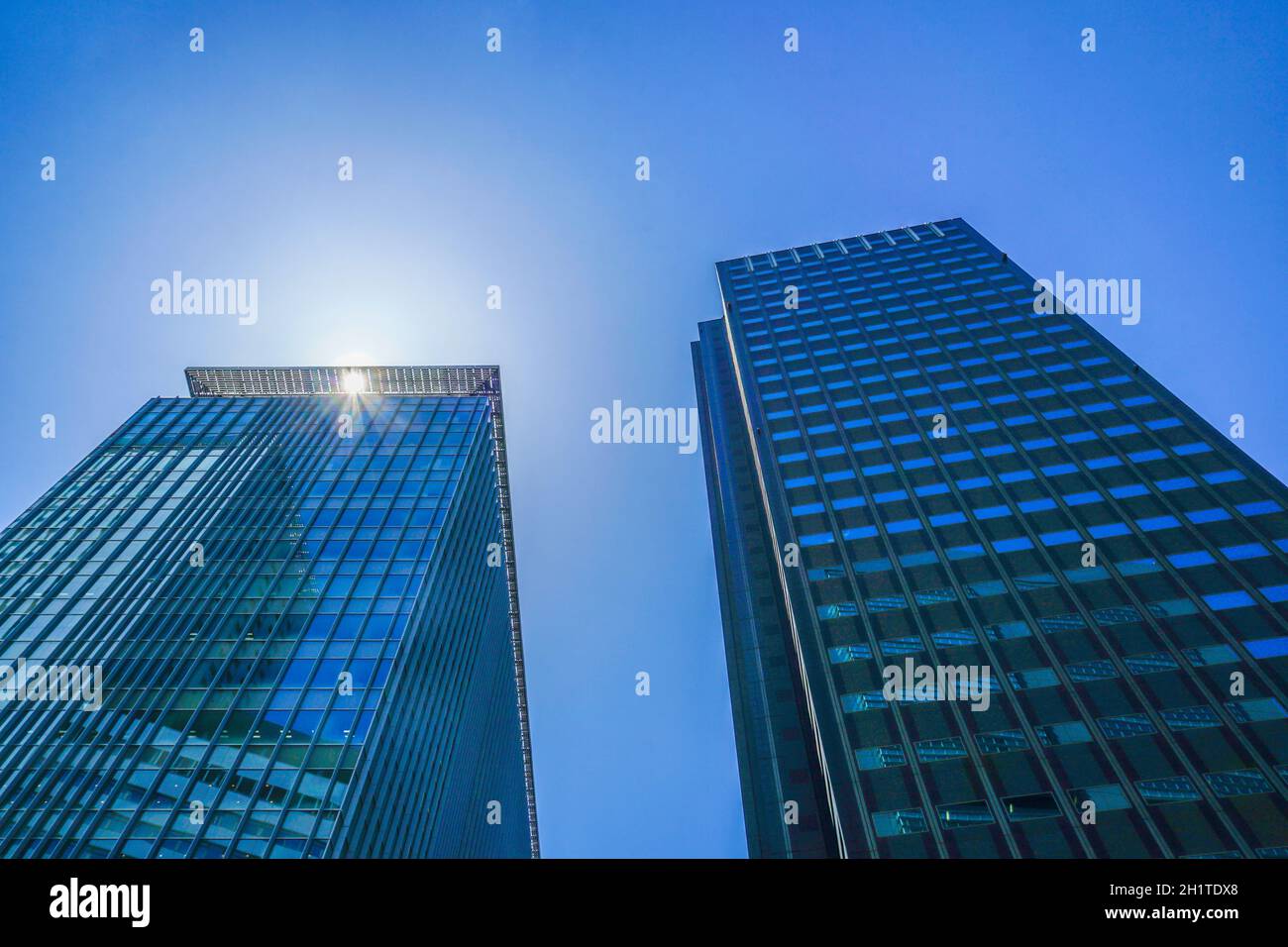 Image of Tokyo skyscraper. Shooting Location: Tokyo metropolitan area Stock Photo