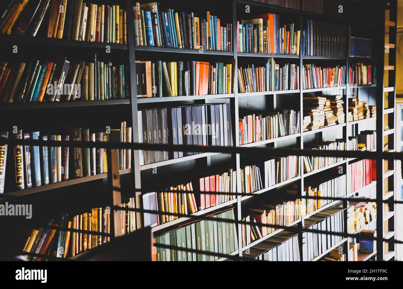 Books an readers, letters and library Stock Photo - Alamy