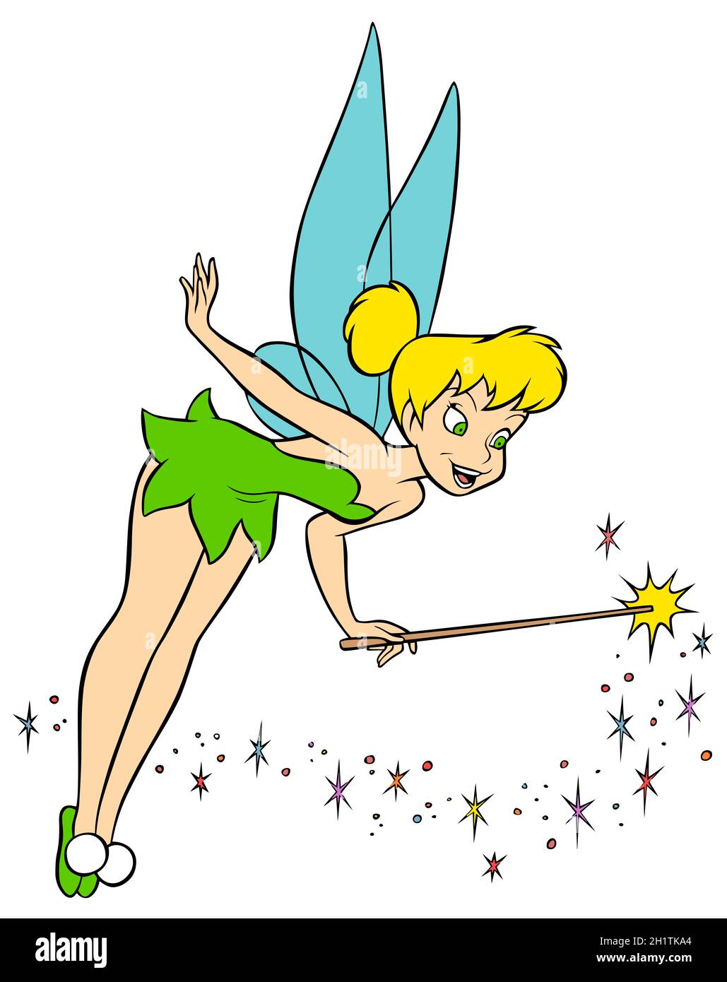Tinkerbell cartoon hi-res stock photography and images - Alamy