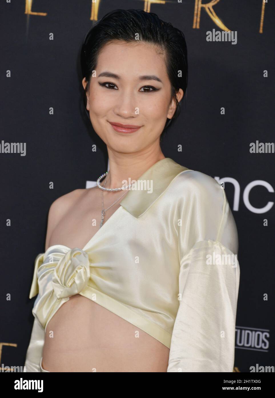 Los Angeles, USA. 19th Oct, 2021. Meng'er Zhang 005 attends Marvel Studios' 'Eternals' premiere on October 18, 2021 in Los Angeles, Credit: Tsuni/USA/Alamy Live News Stock Photo