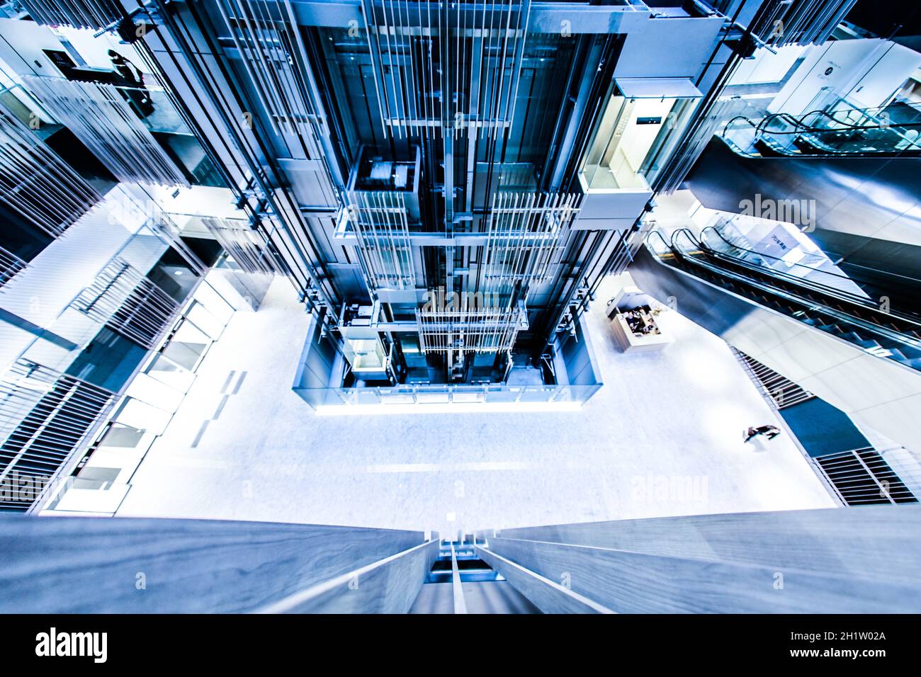 Structure of Toshima Ward Office. Shooting Location: Tokyo metropolitan area Stock Photo
