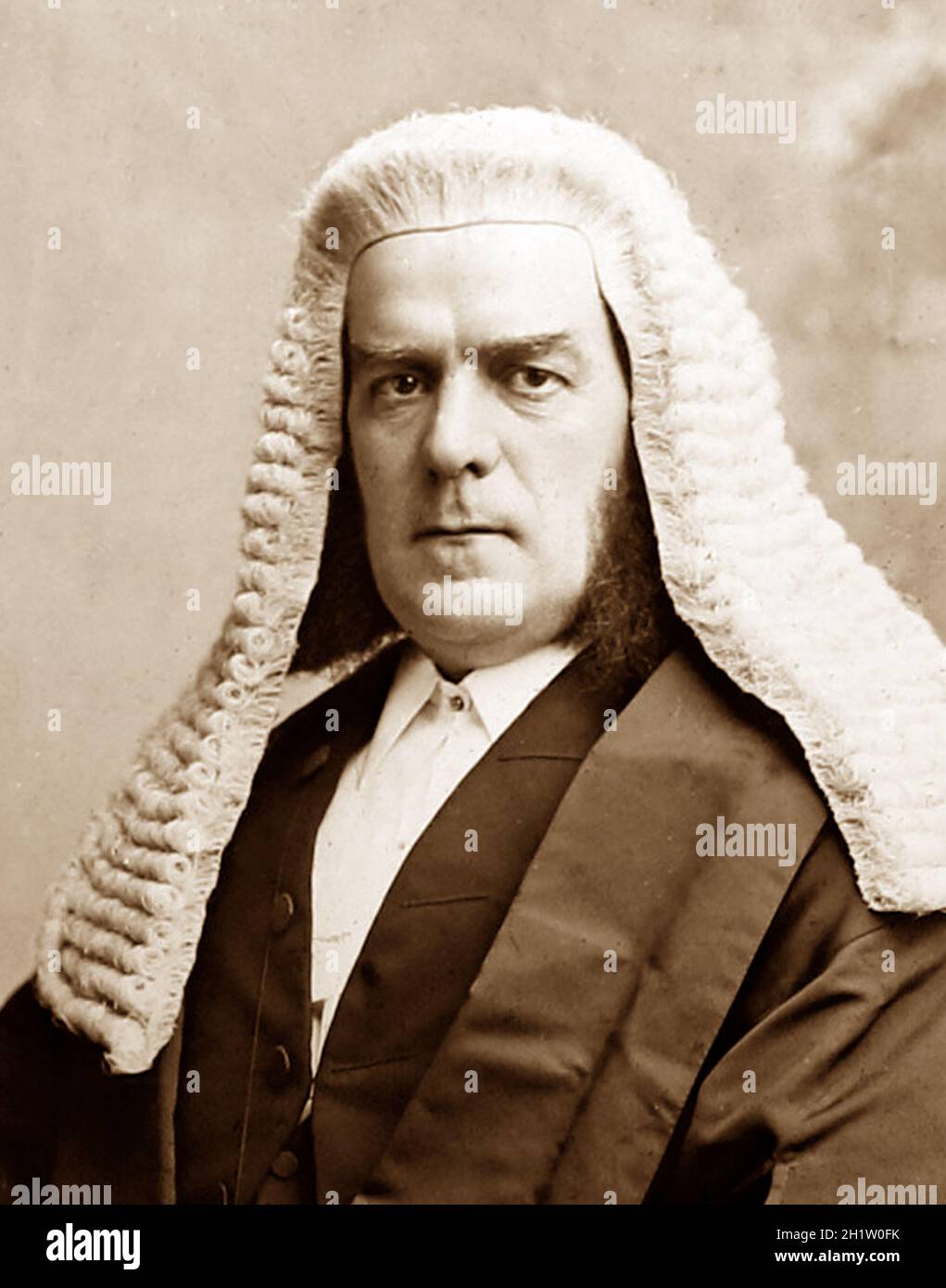 Sir Edward Clarke QC, Victorian period Stock Photo