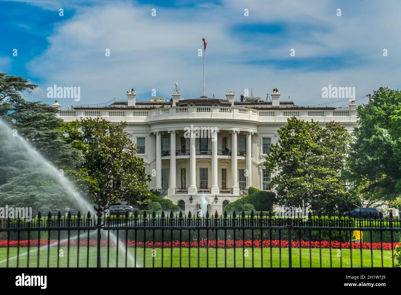 White House (Washington, DC). Shooting Location Washington, DC Stock