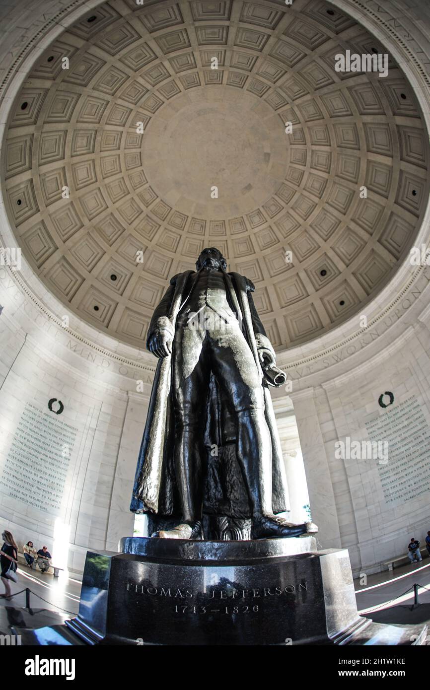 Thomas Jefferson Memorial. Shooting Location Washington, DC Stock