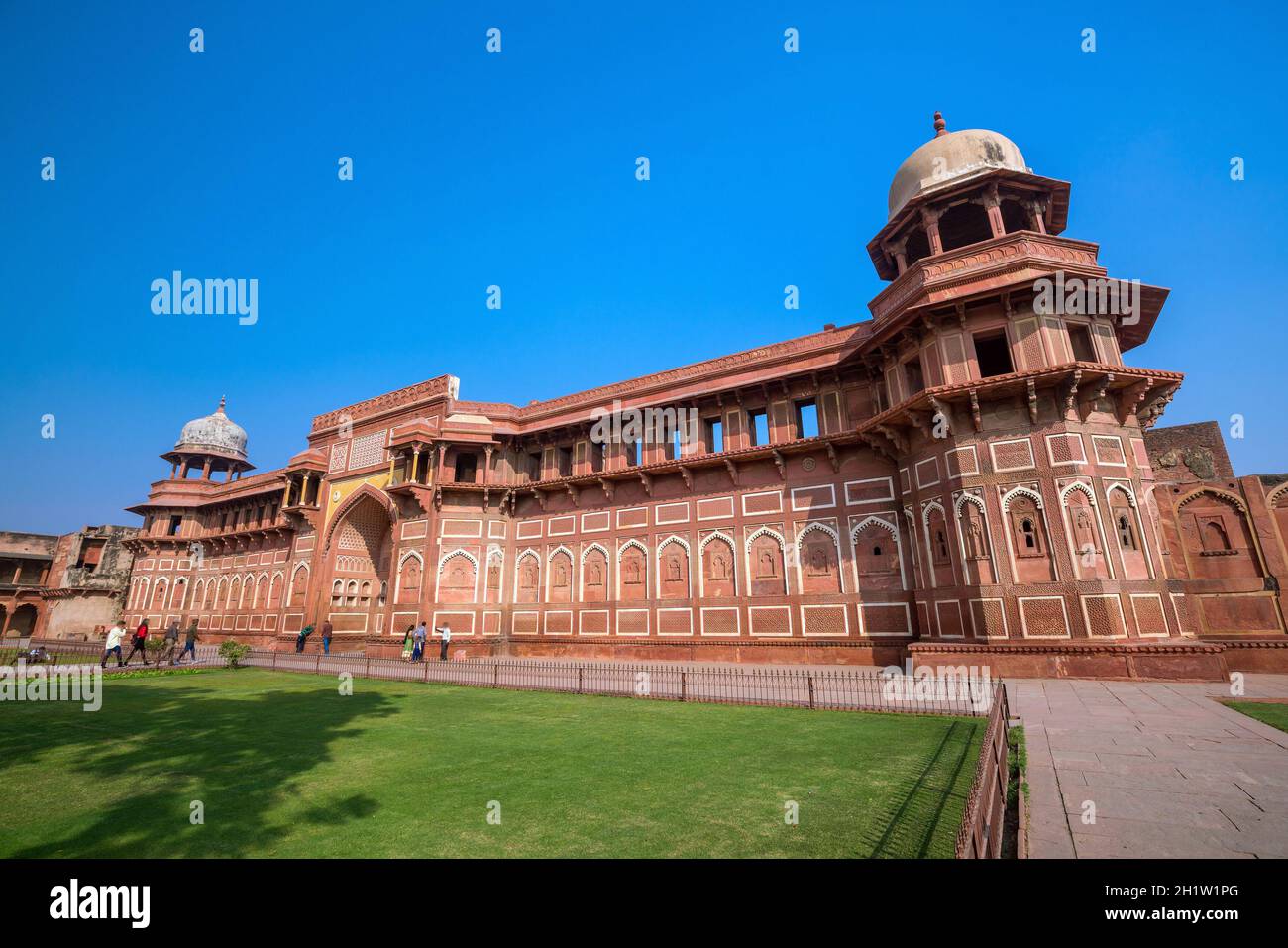 Heritage site Agra Fort (or Red Fort) in India Stock Photo - Alamy